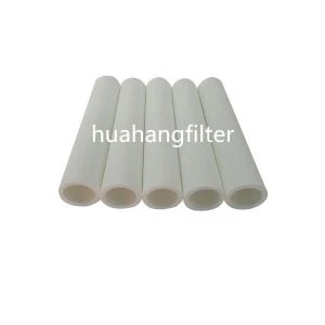 Filtro de tubo sinterizado de fibra de vidrio